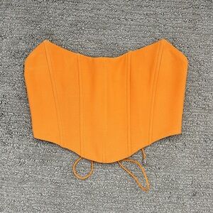 Princess Polly Orange Corset Top